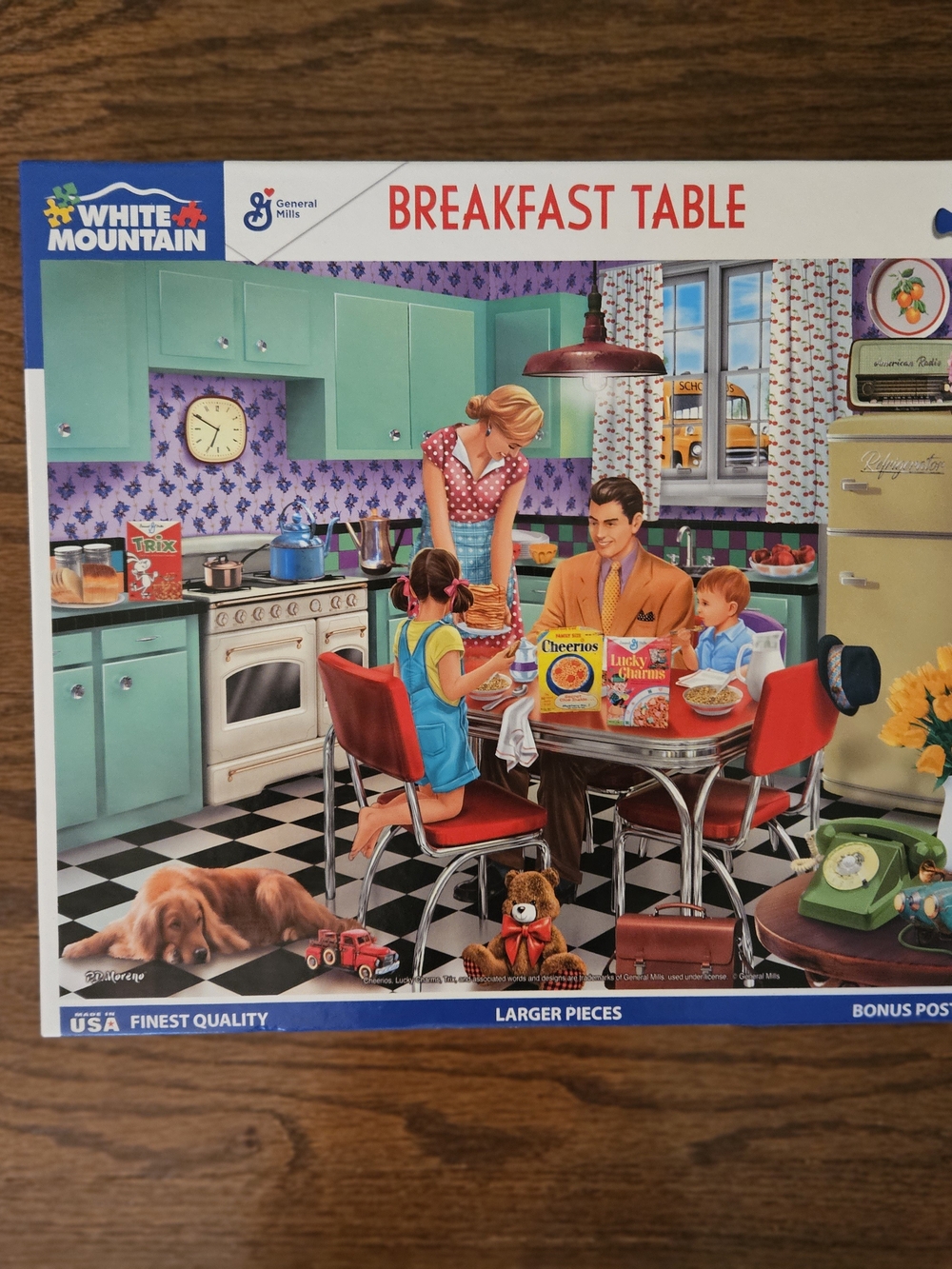 White Mountsin Breakfast Table Puzzle 1000 Piece